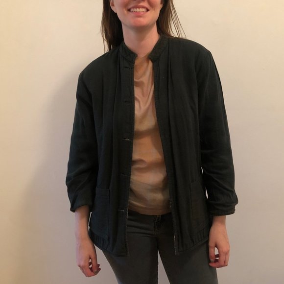 Vintage Patterned/ Black Reversible Jacket - Picture 4 of 8